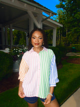 Striped In Hues Top