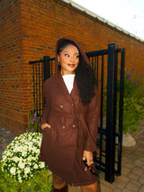 True Cinnamon Trench Coat