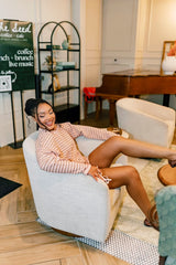 Here and There Cardigan - Blush
