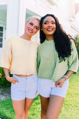 Good Company Cardigan - Butter Yellow