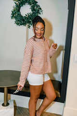 Here and There Cardigan - Blush