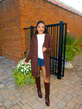 True Cinnamon Trench Coat