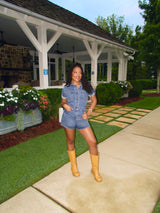 Denim Days Ahead Romper