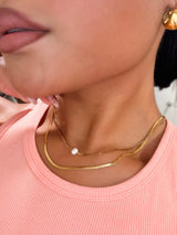 Aligned Layer Necklace