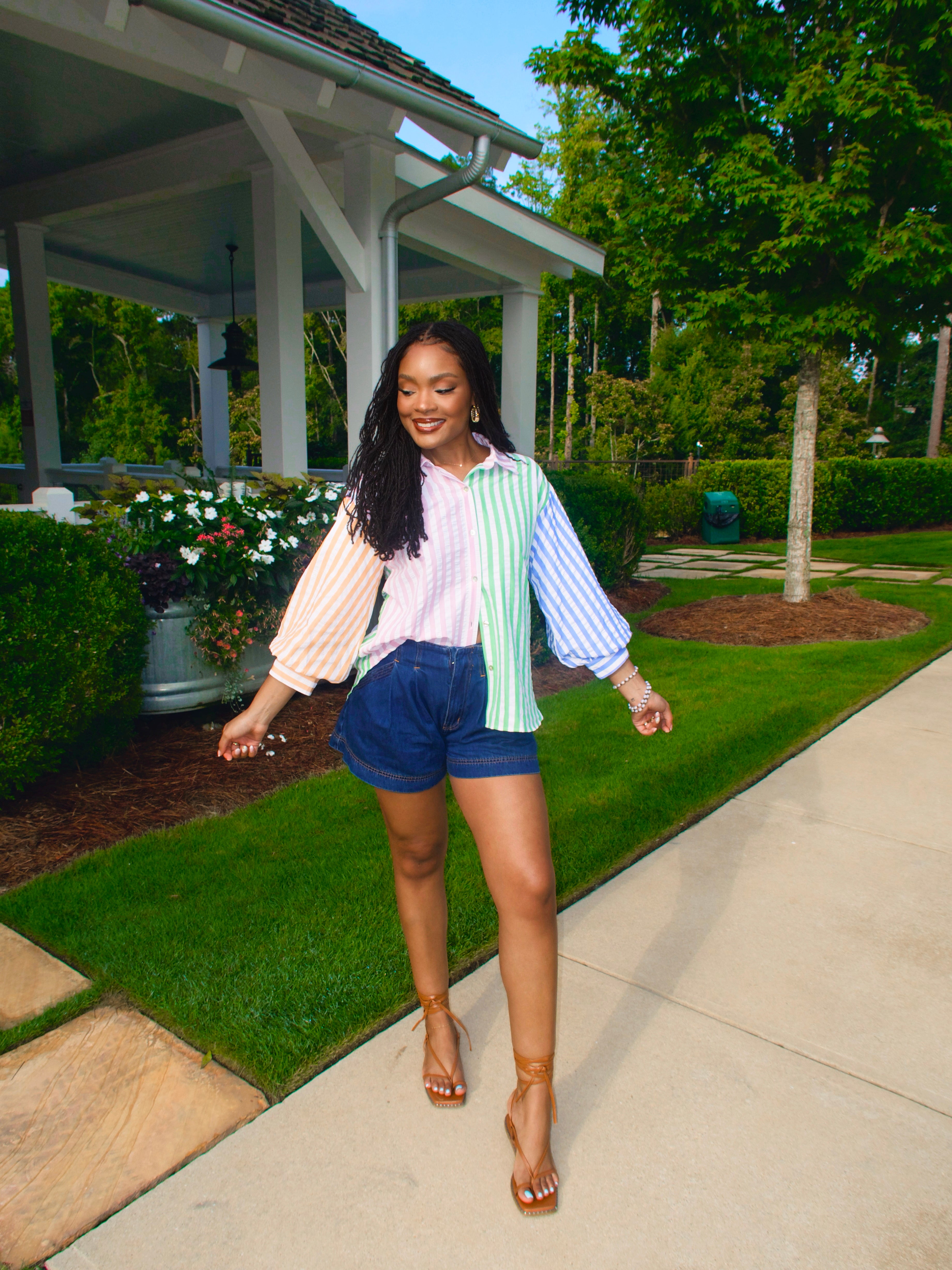 Striped In Hues Top