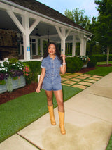 Denim Days Ahead Romper