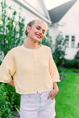 Good Company Cardigan - Butter Yellow