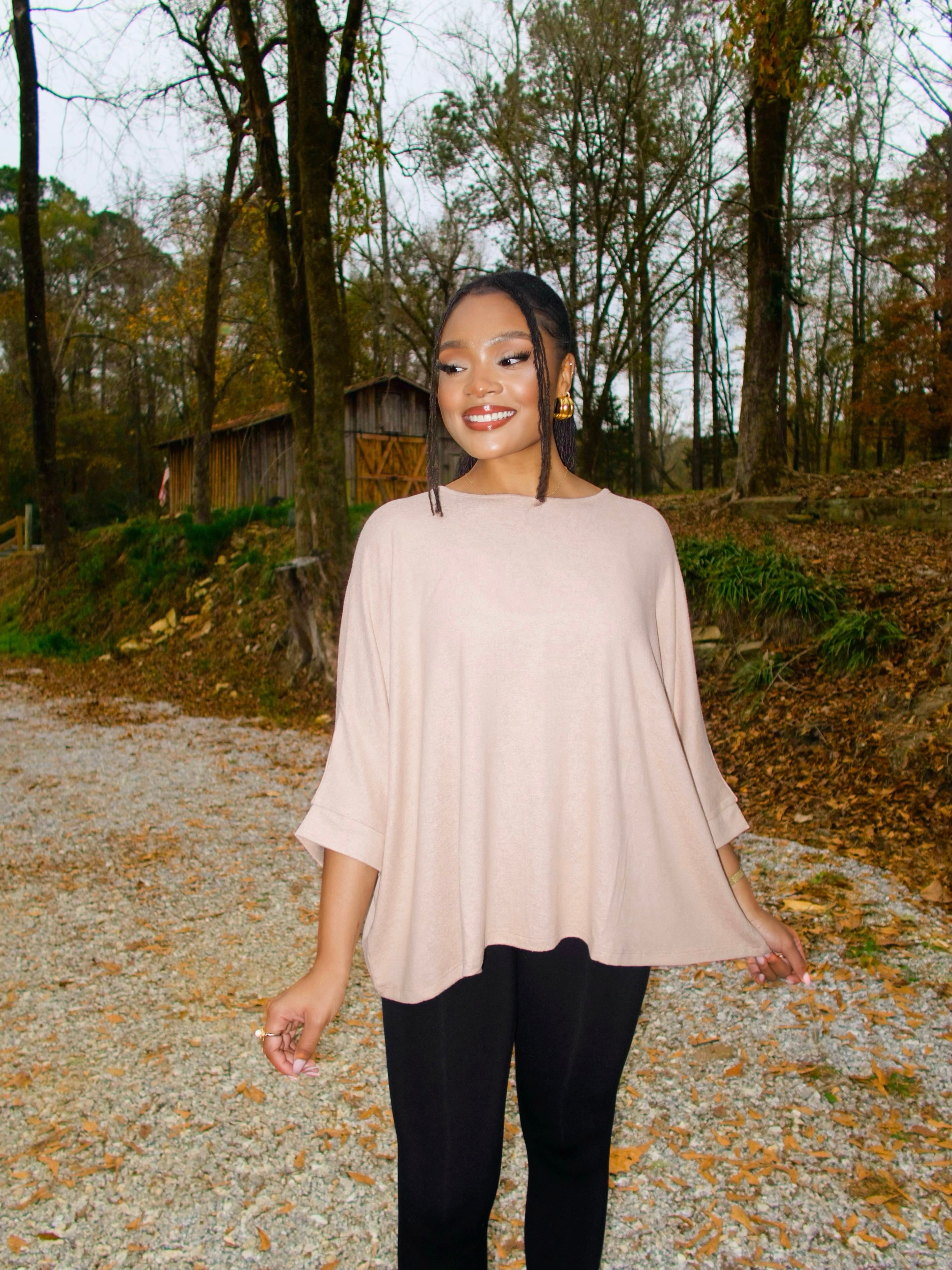 Easy Day Top - Taupe