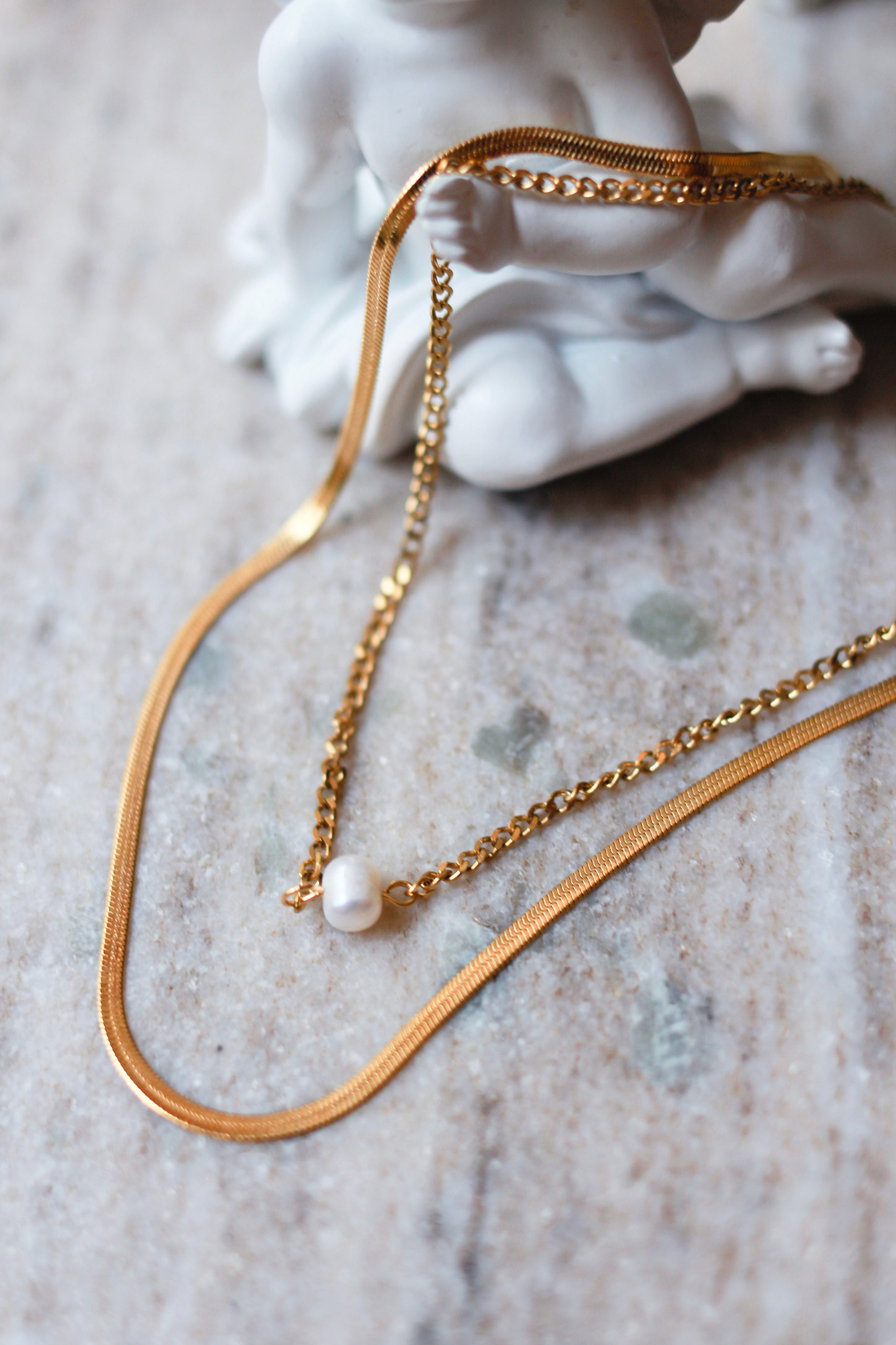 Aligned Layer Necklace