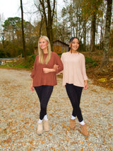 Easy Day Top - Taupe