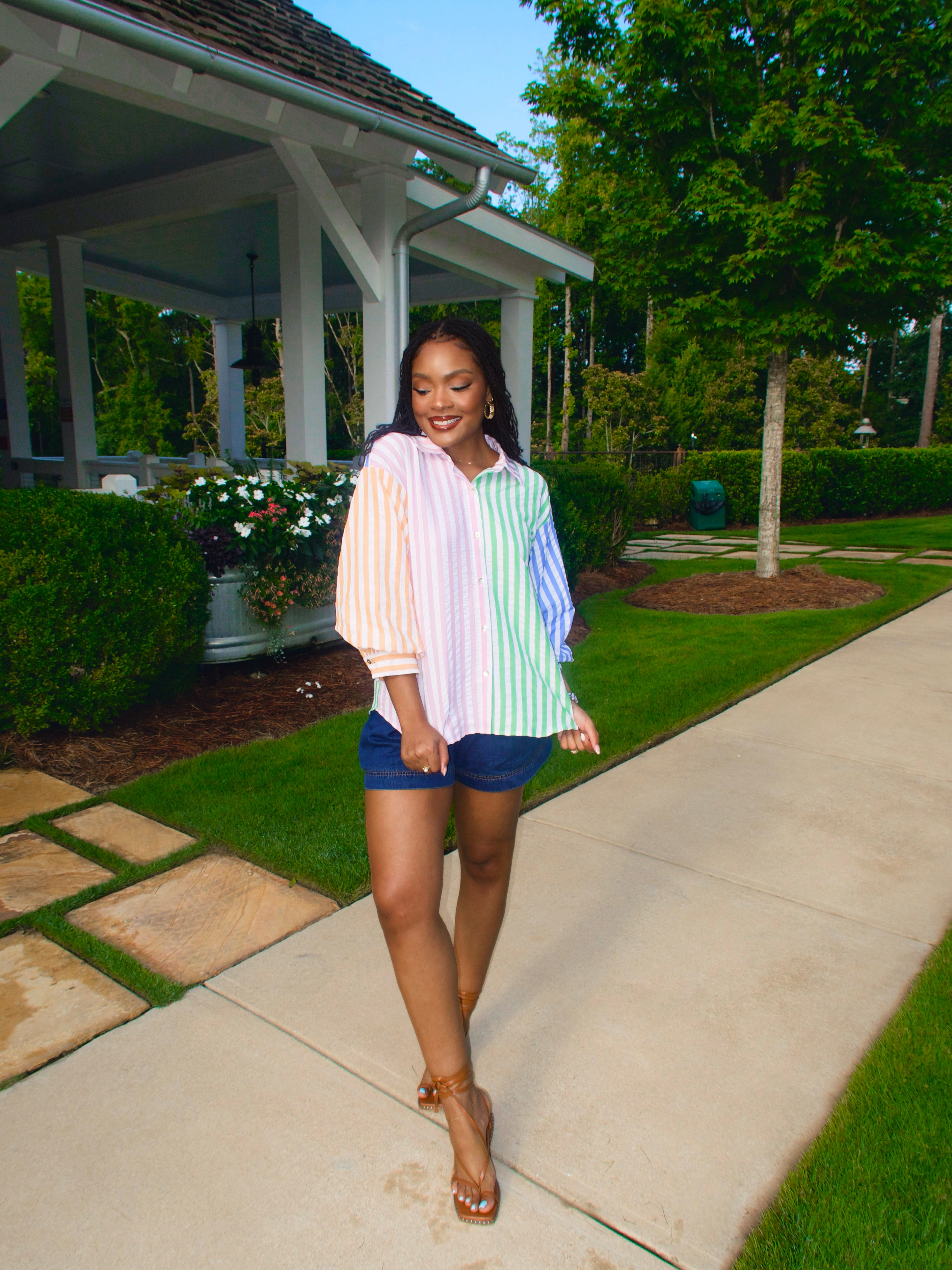 Striped In Hues Top
