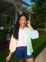 Striped In Hues Top
