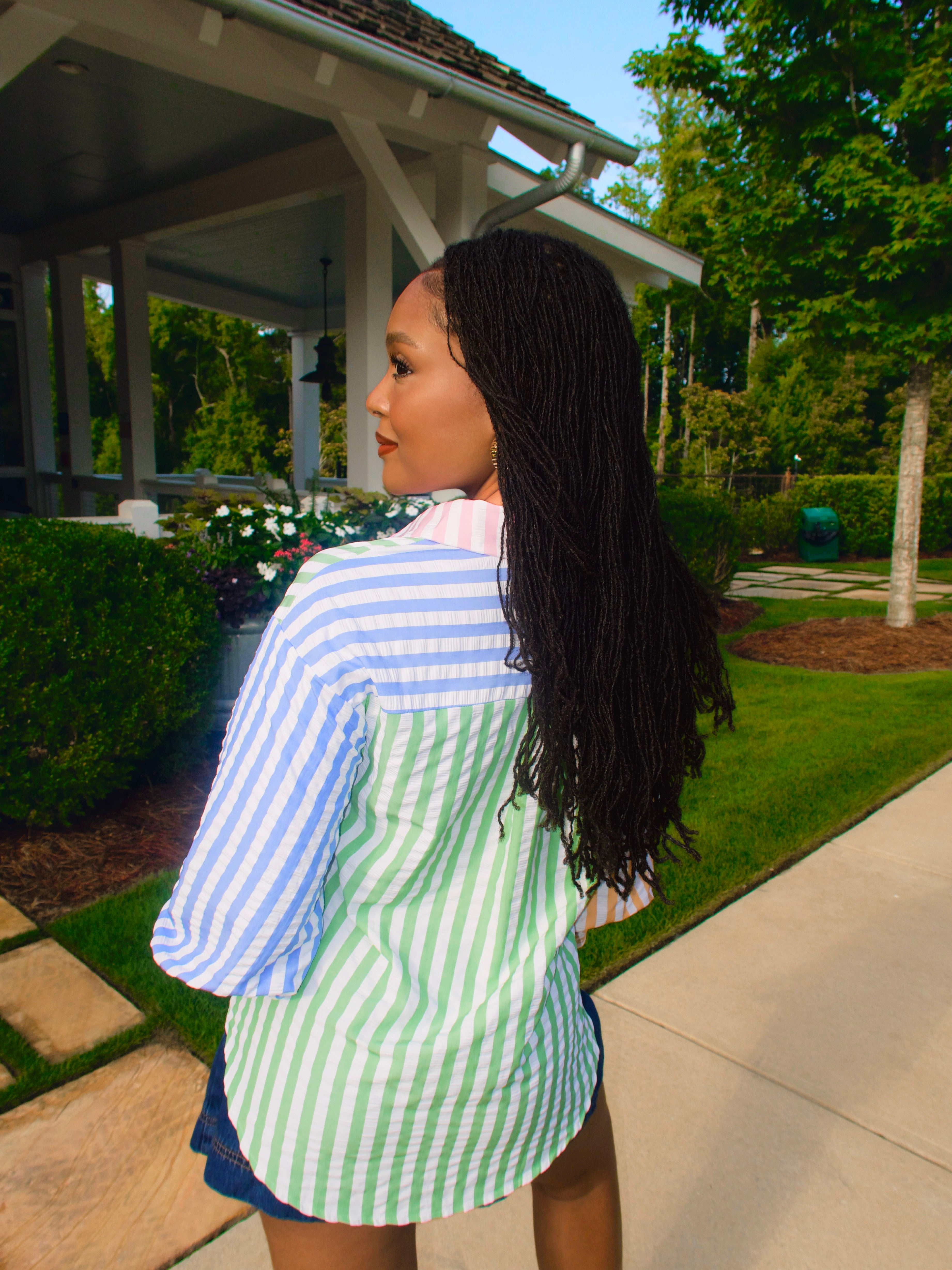 Striped In Hues Top