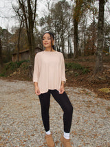 Easy Day Top - Taupe