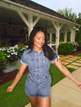 Denim Days Ahead Romper