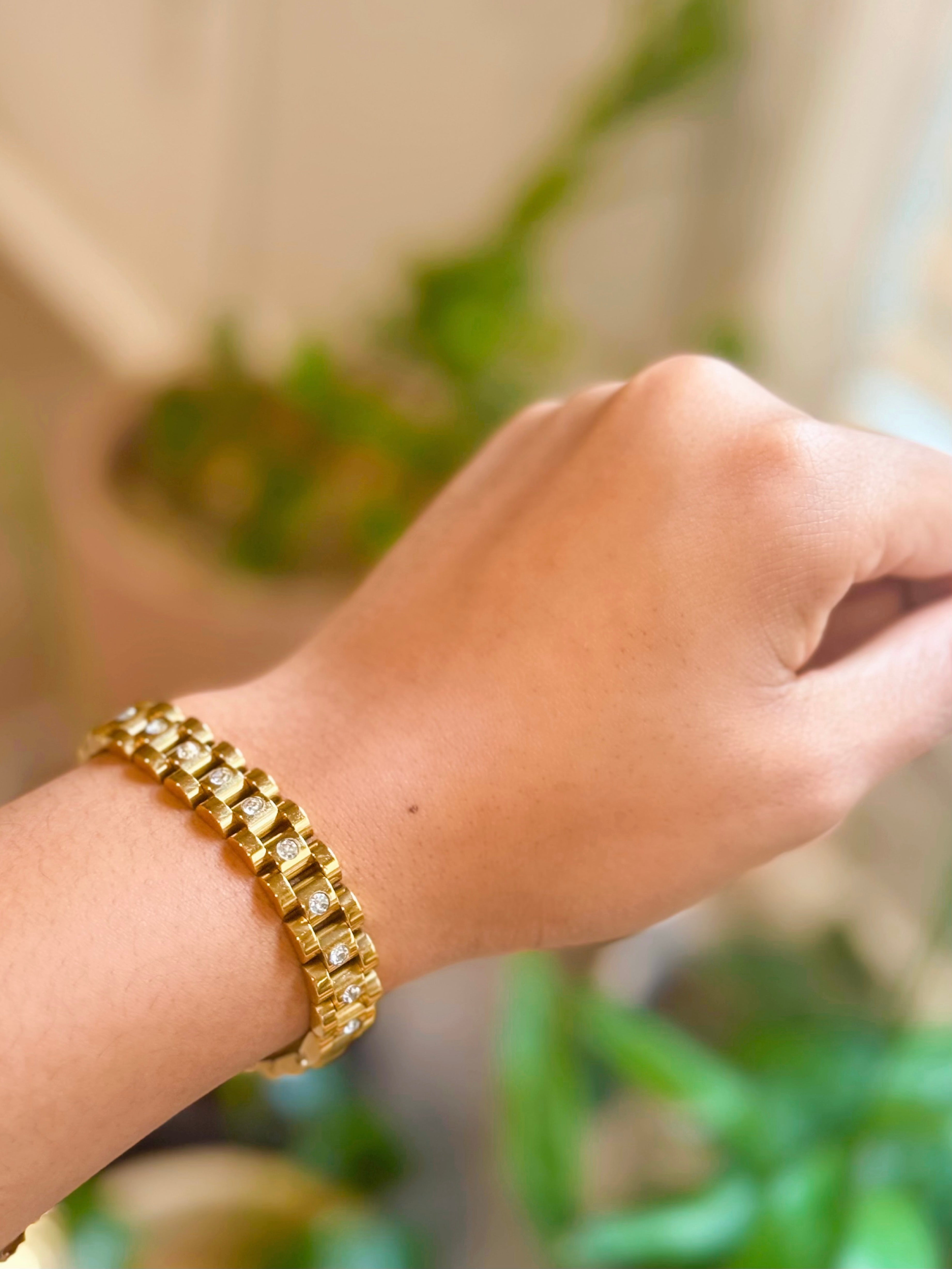 Linked In Time Bracelet