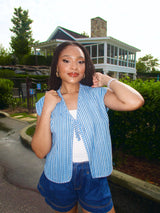 Blueberry Graze Quilted Vest