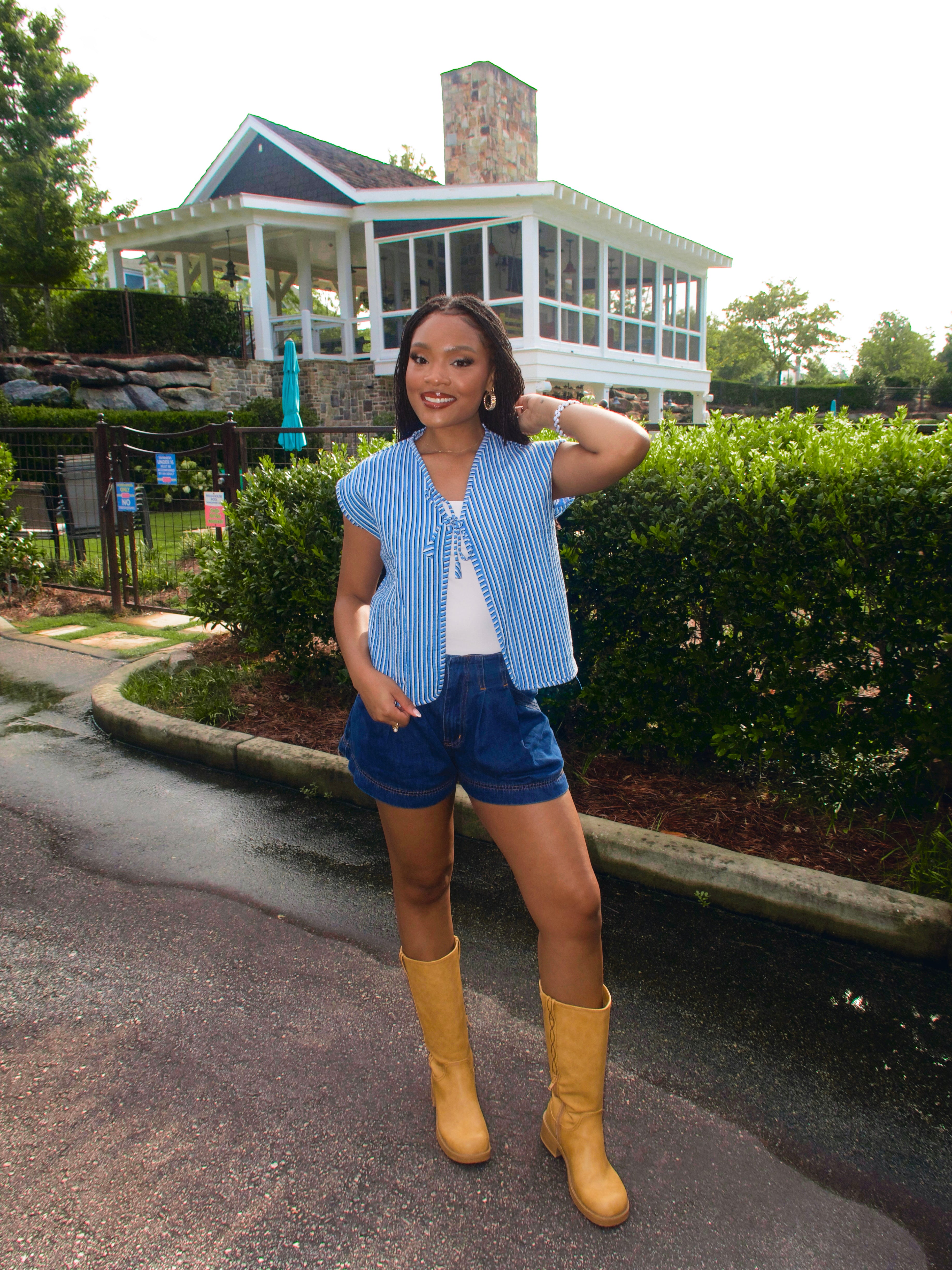Blueberry Graze Quilted Vest