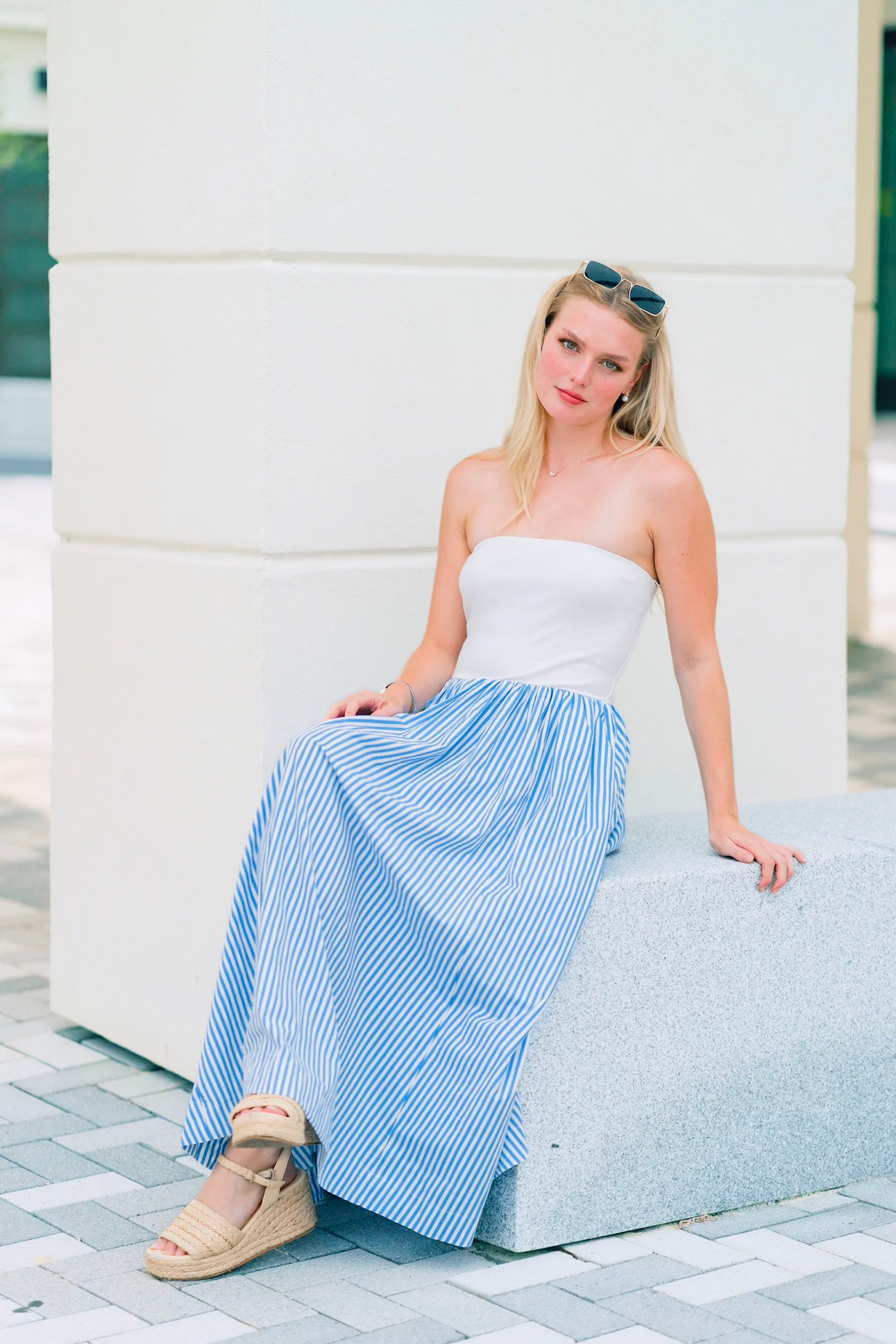 Mainstay Dress - Coastal Blue
