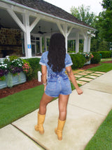 Denim Days Ahead Romper