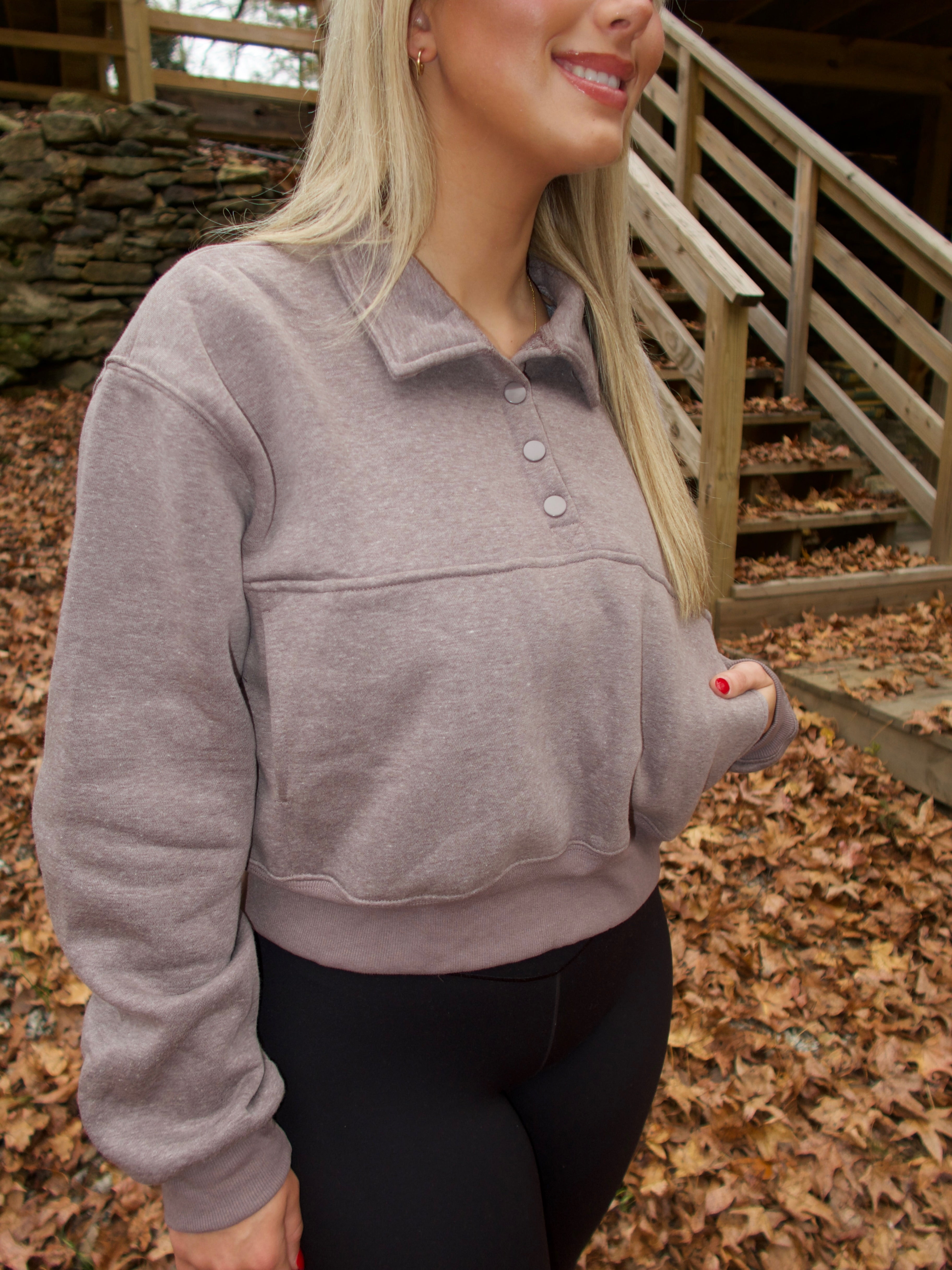 Daily Essential Pullover - Stone