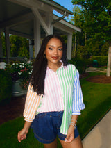 Striped In Hues Top