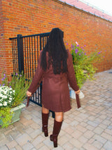 True Cinnamon Trench Coat