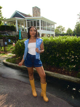 Blueberry Graze Quilted Vest