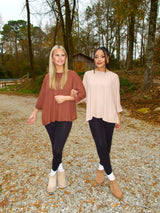 Easy Day Top - Taupe