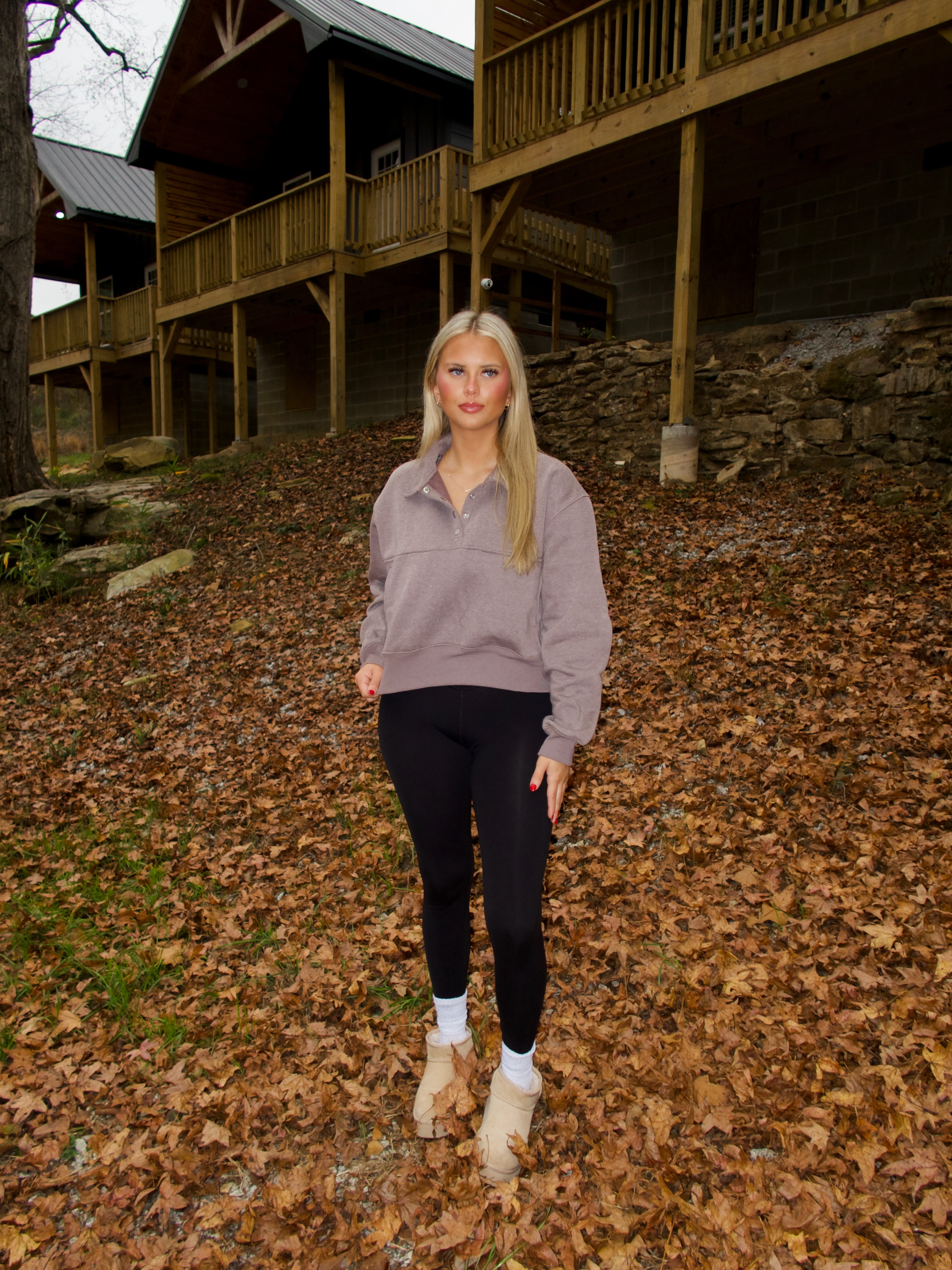 Daily Essential Pullover - Stone