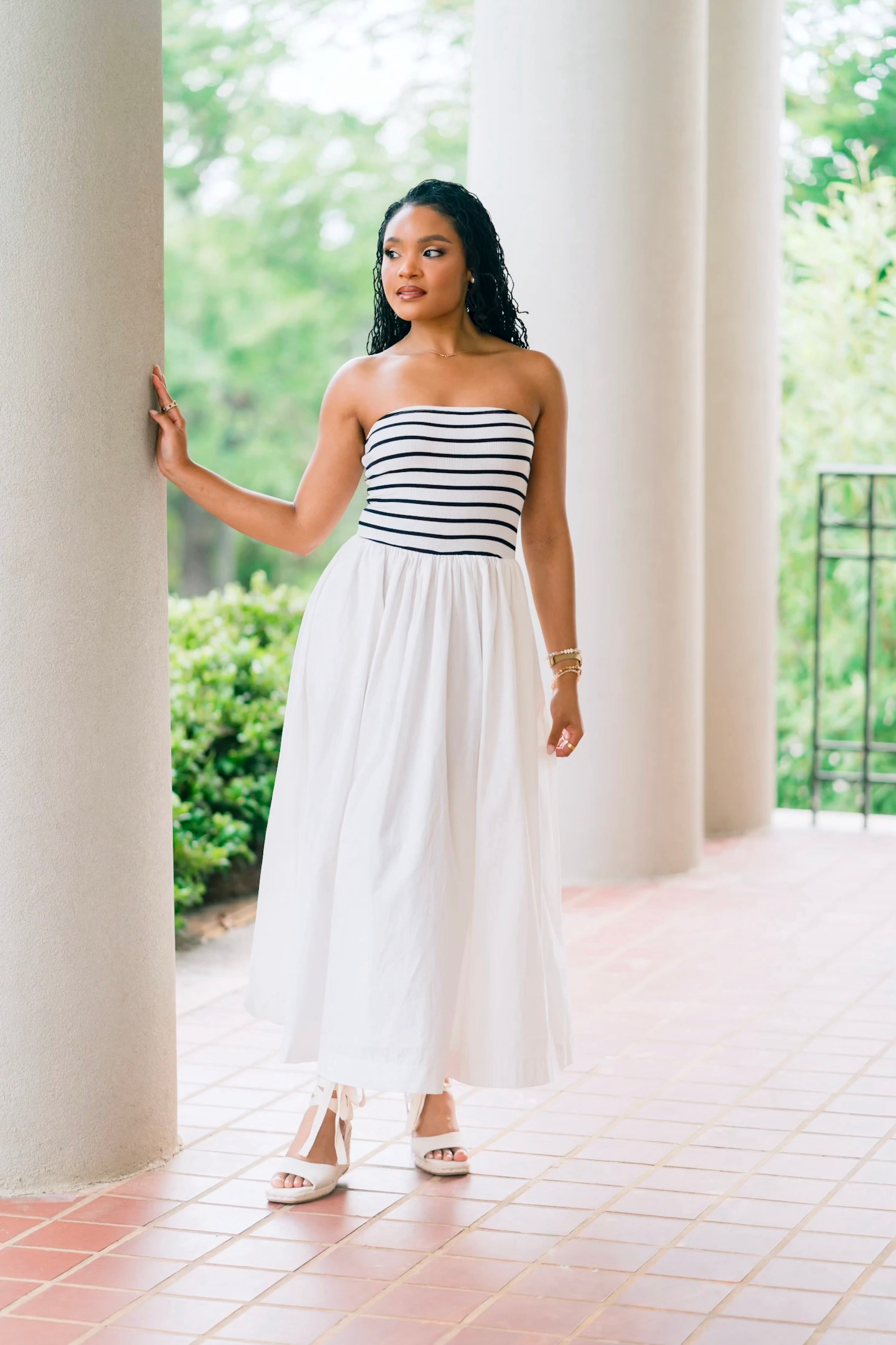 Mainstay Dress - Cabana Stripes