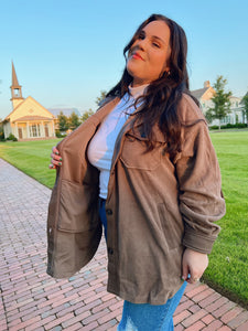 Good Habits Shacket - Mocha