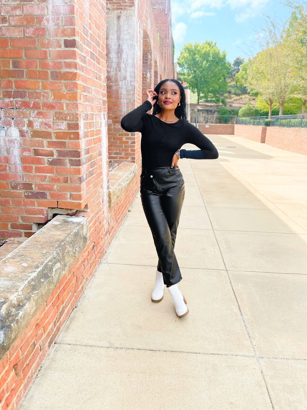 It Girl Leather Pants
