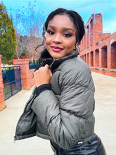 Load image into Gallery viewer, Pop Off Puffer Coat - Olive
