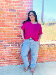 Just Magenta Top