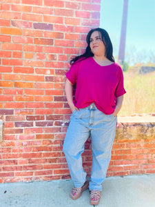 Just Magenta Top